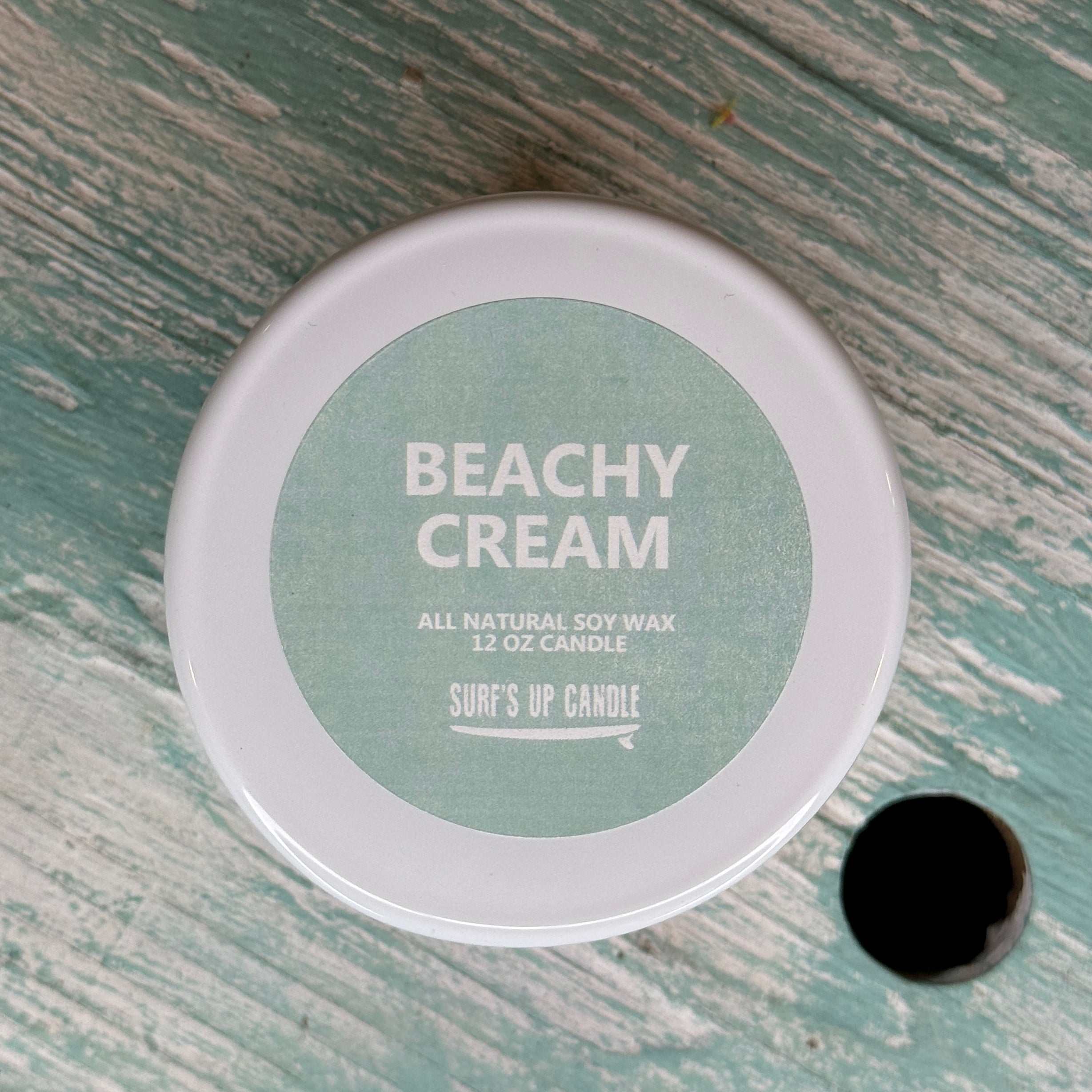 Chocolate Chip Mint Ice Cream Candle - Beachy Cream