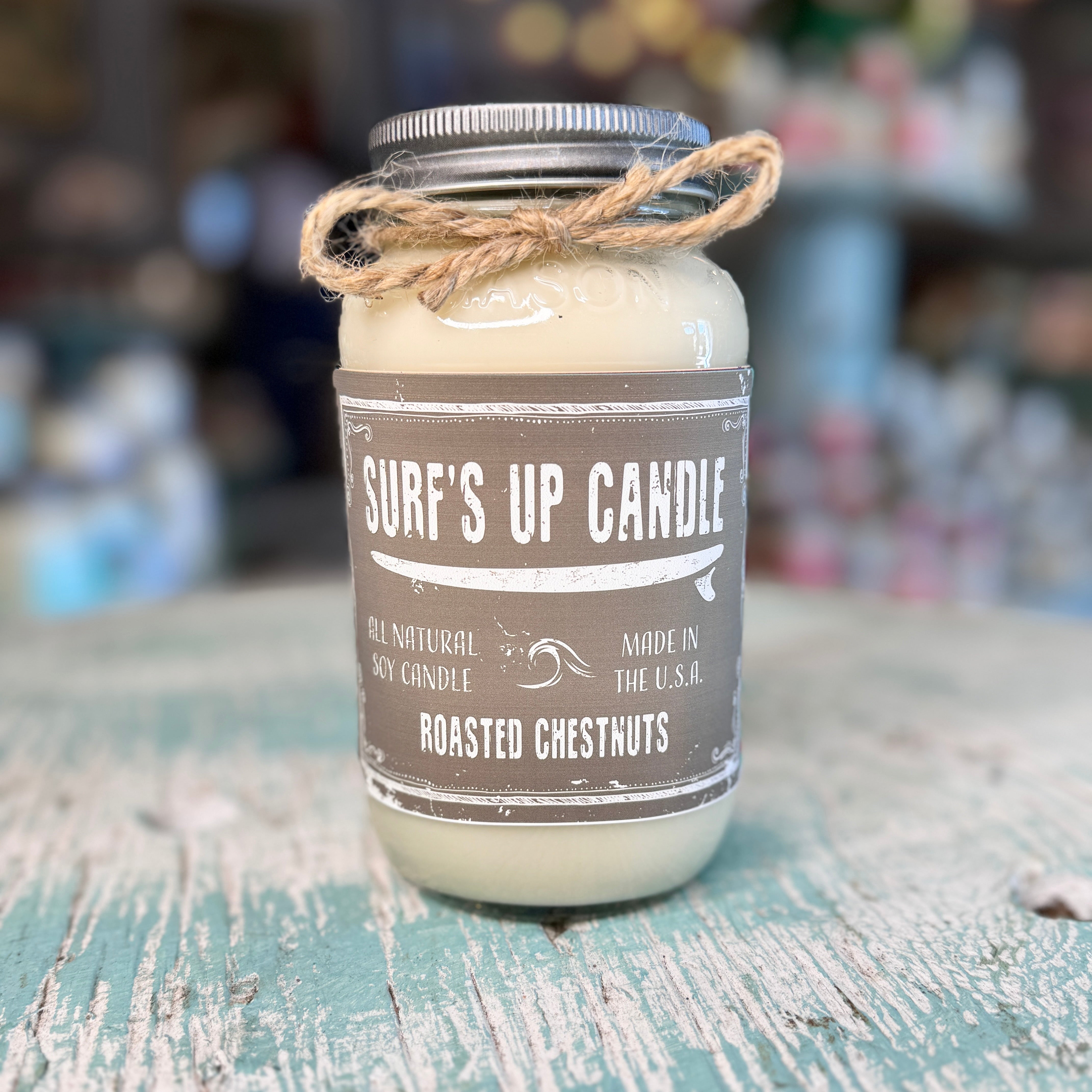 Roasted Chestnut Mason Jar Candle - Original Collection