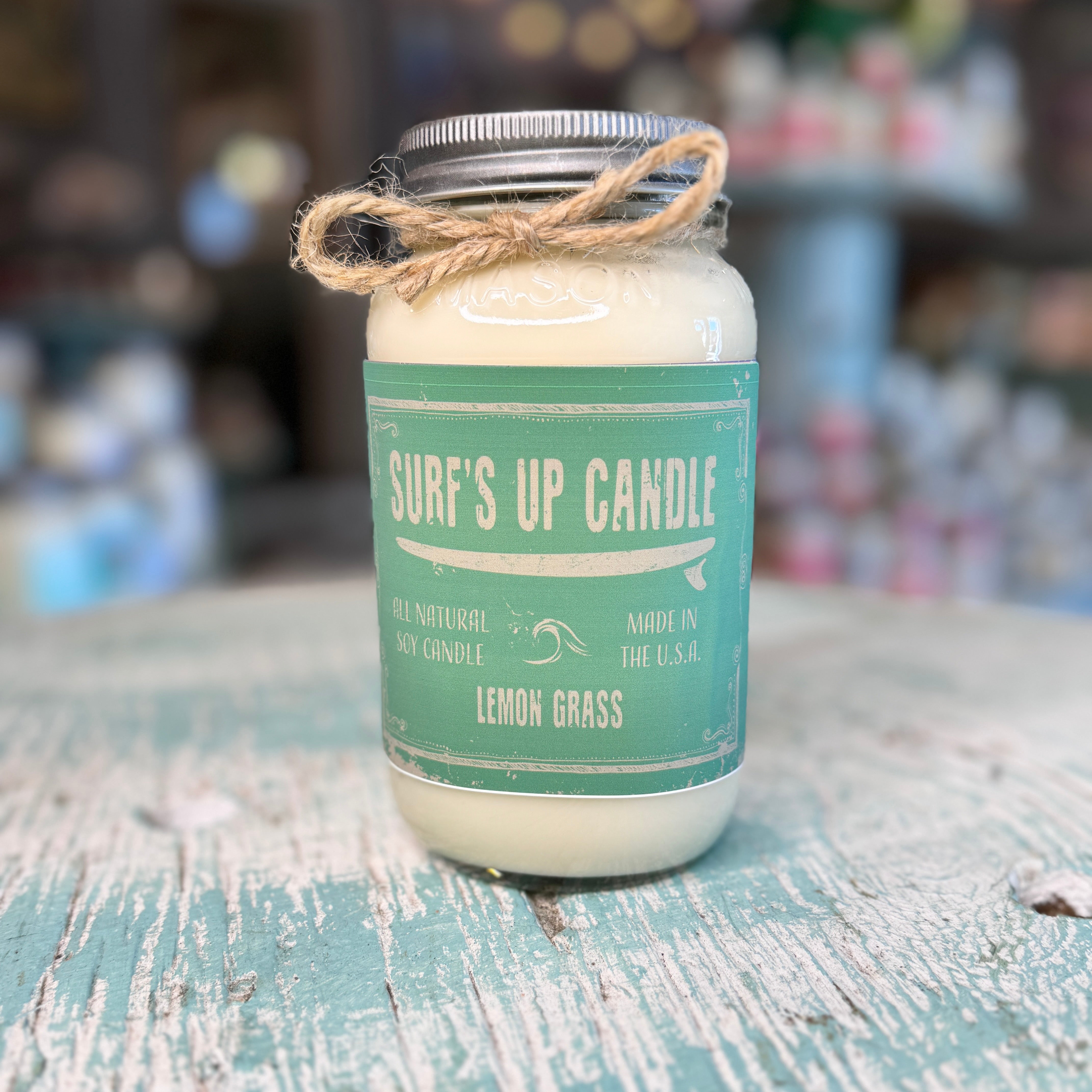 Lemon Grass Mason Jar Candle - Original Collection