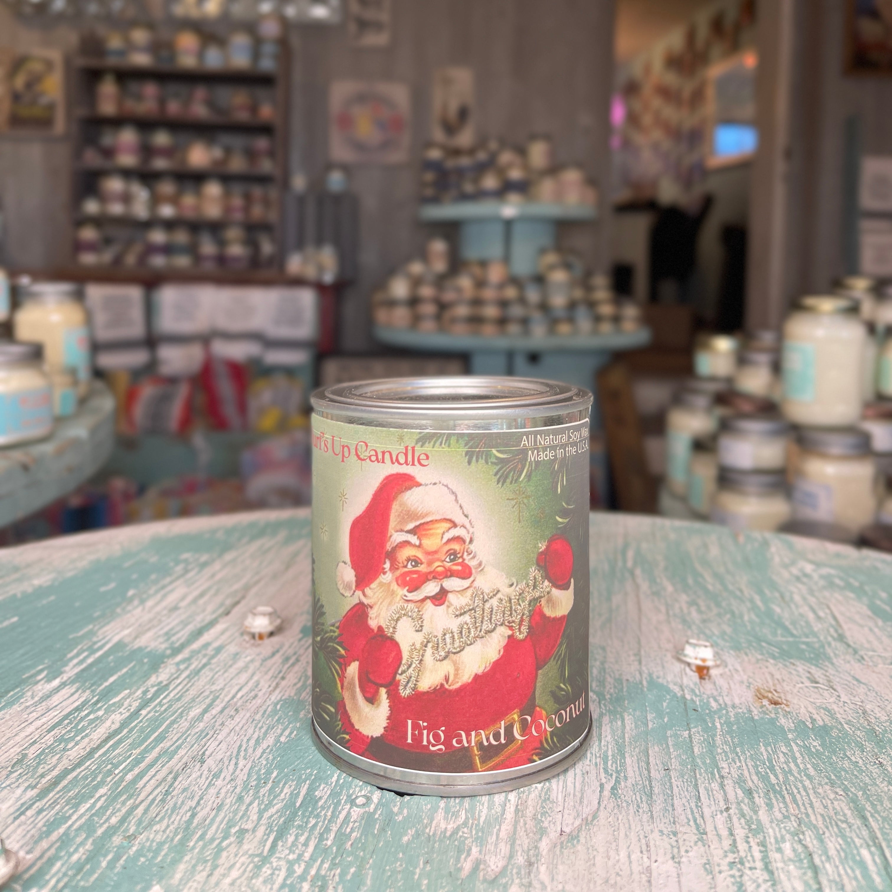 Fig and Coconut Paint Can Candle - Vintage Collection