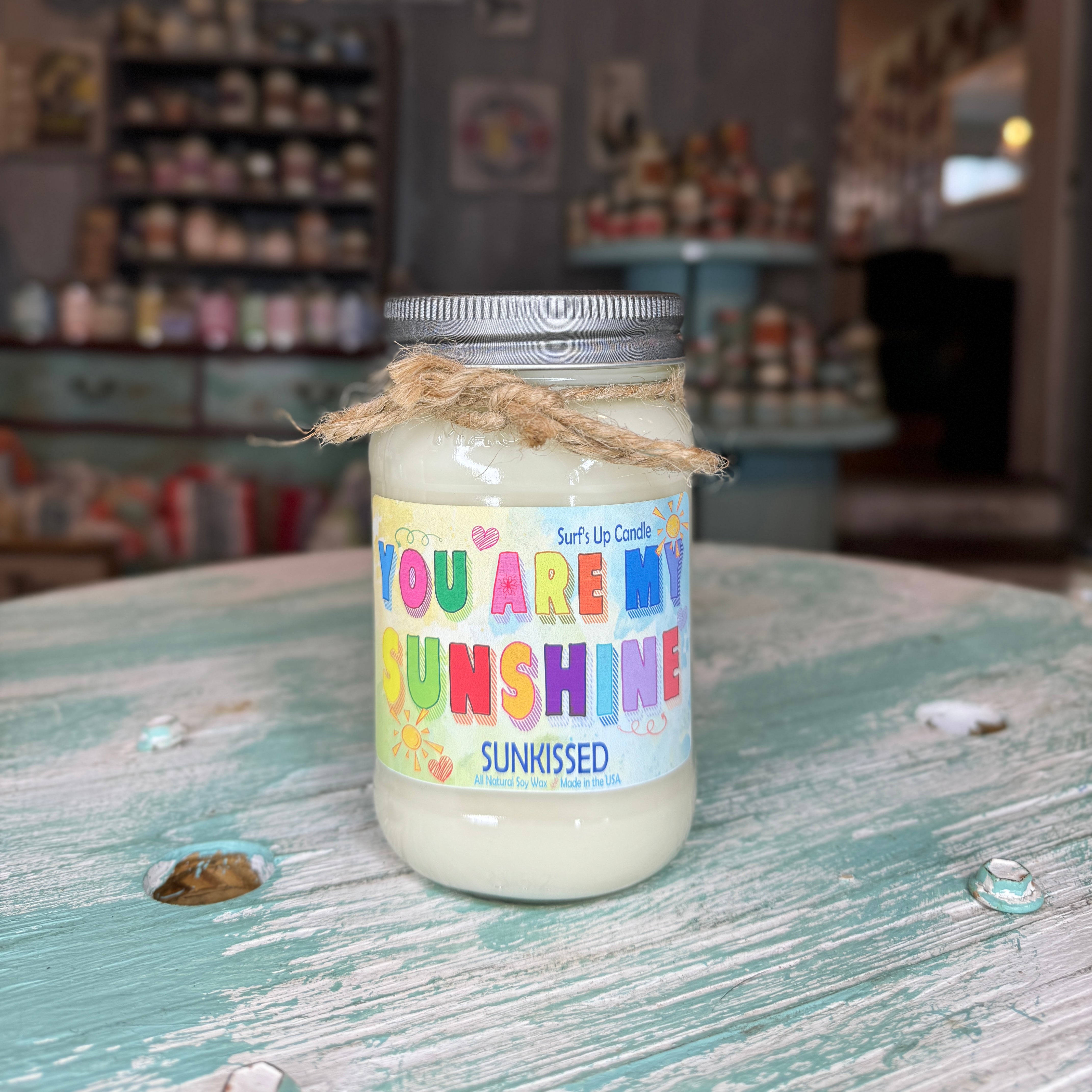 Sunkissed Mason Jar Candle - Sunshine Collection