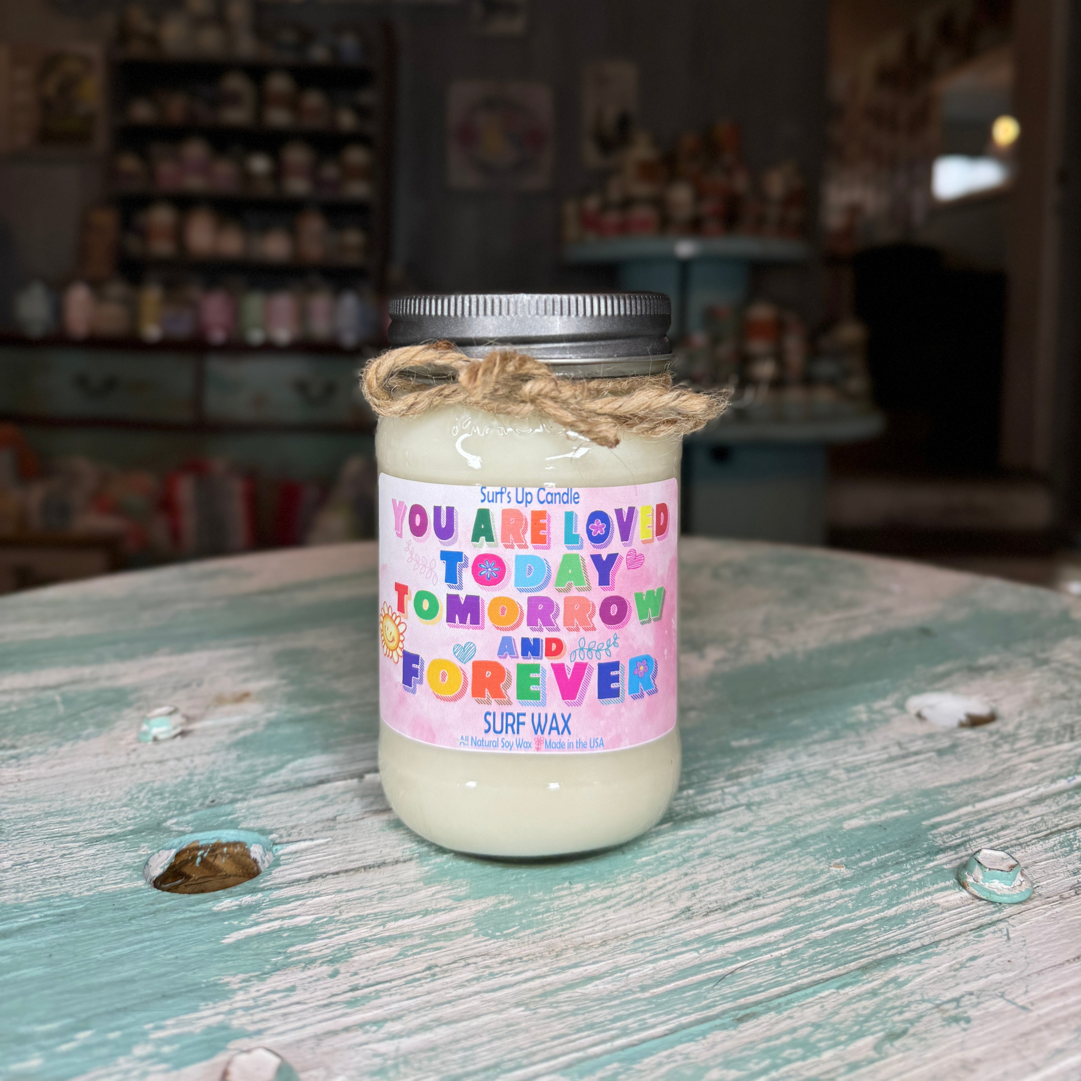 Surf Wax Mason Jar Candle - Sunshine Collection