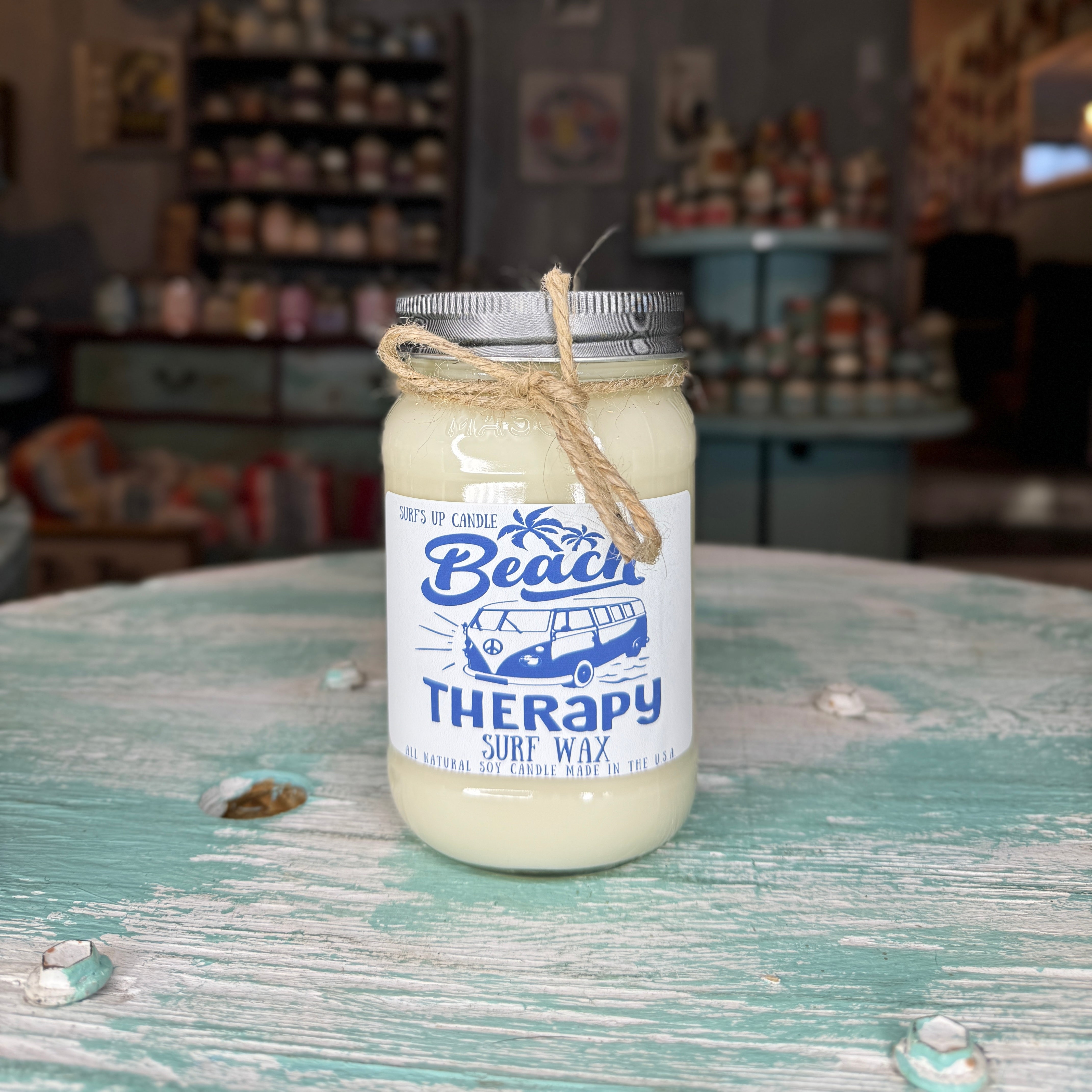 Beach Therapy Mason Jar Trio