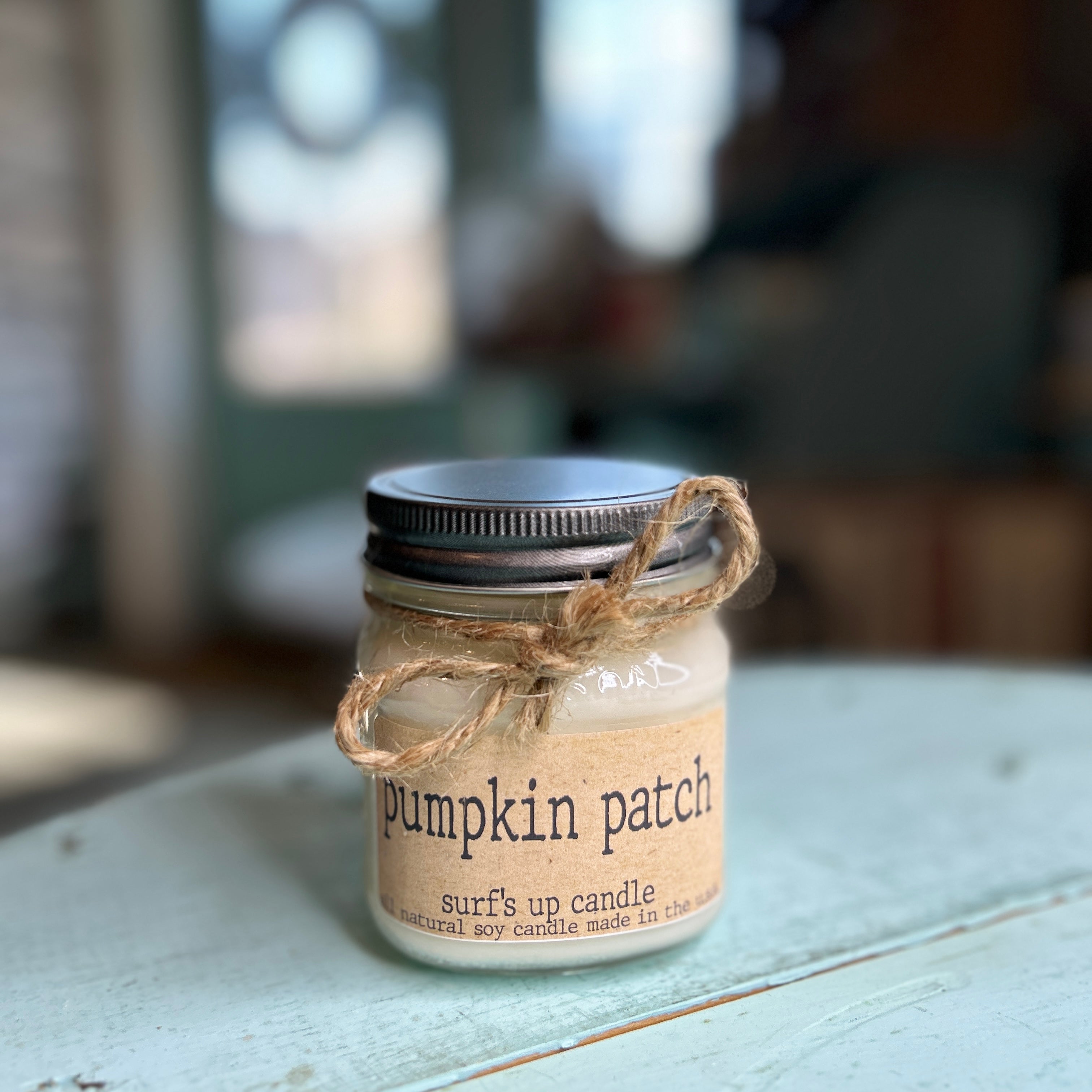 Pumpkin Patch Mason Jar Candle - Brown Bag Collection