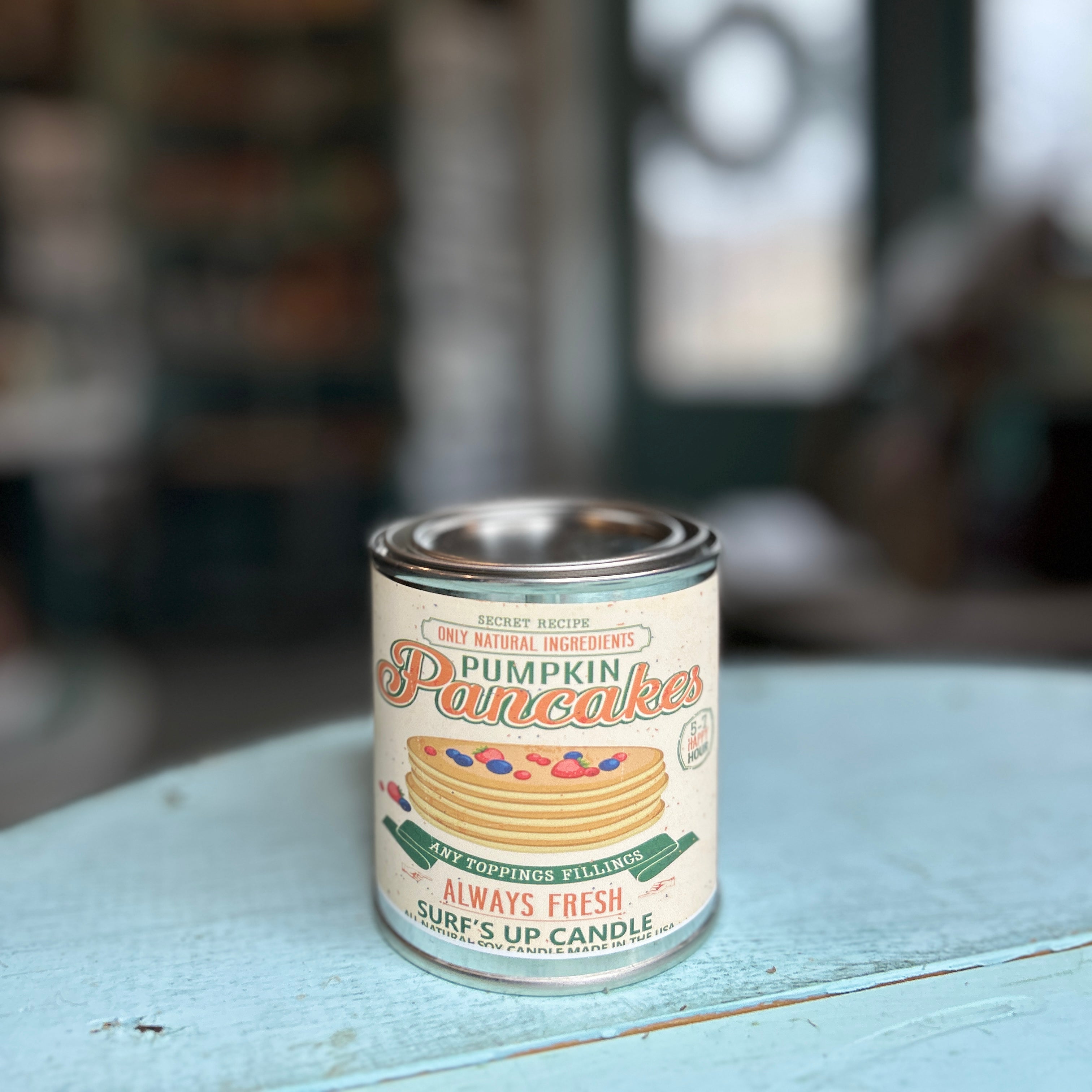 Pumpkin Pancakes Paint Can Candle - Vintage Collection