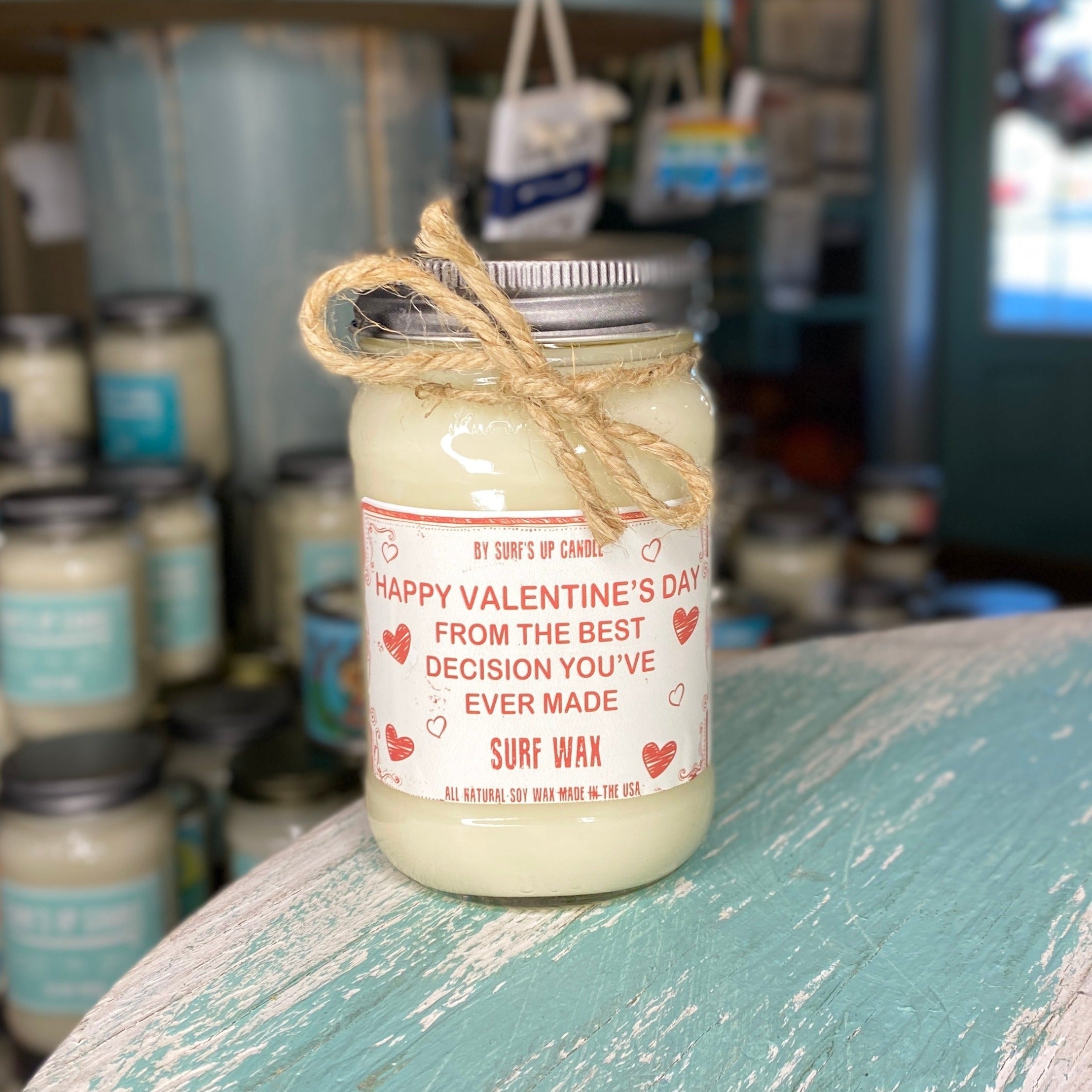 Best Decision Mason Jar Candle - Valentine Collection