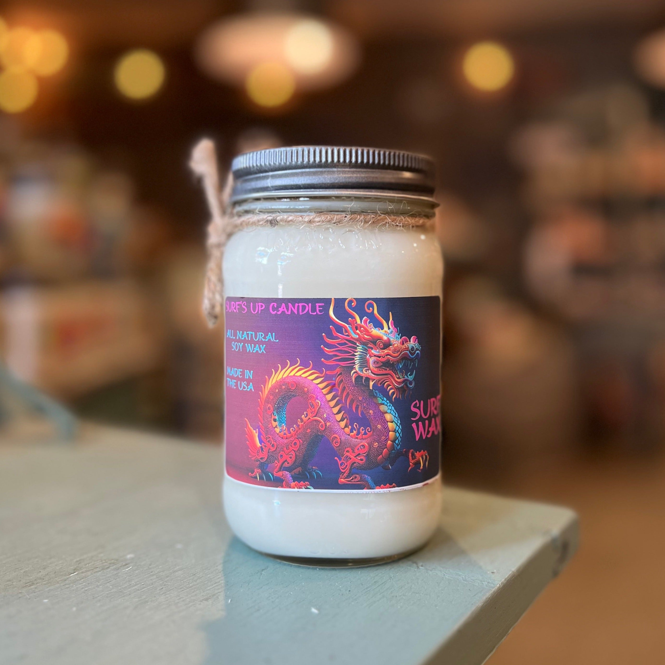 Dragon Year Surf Wax Mason Jar - Lunar Collection