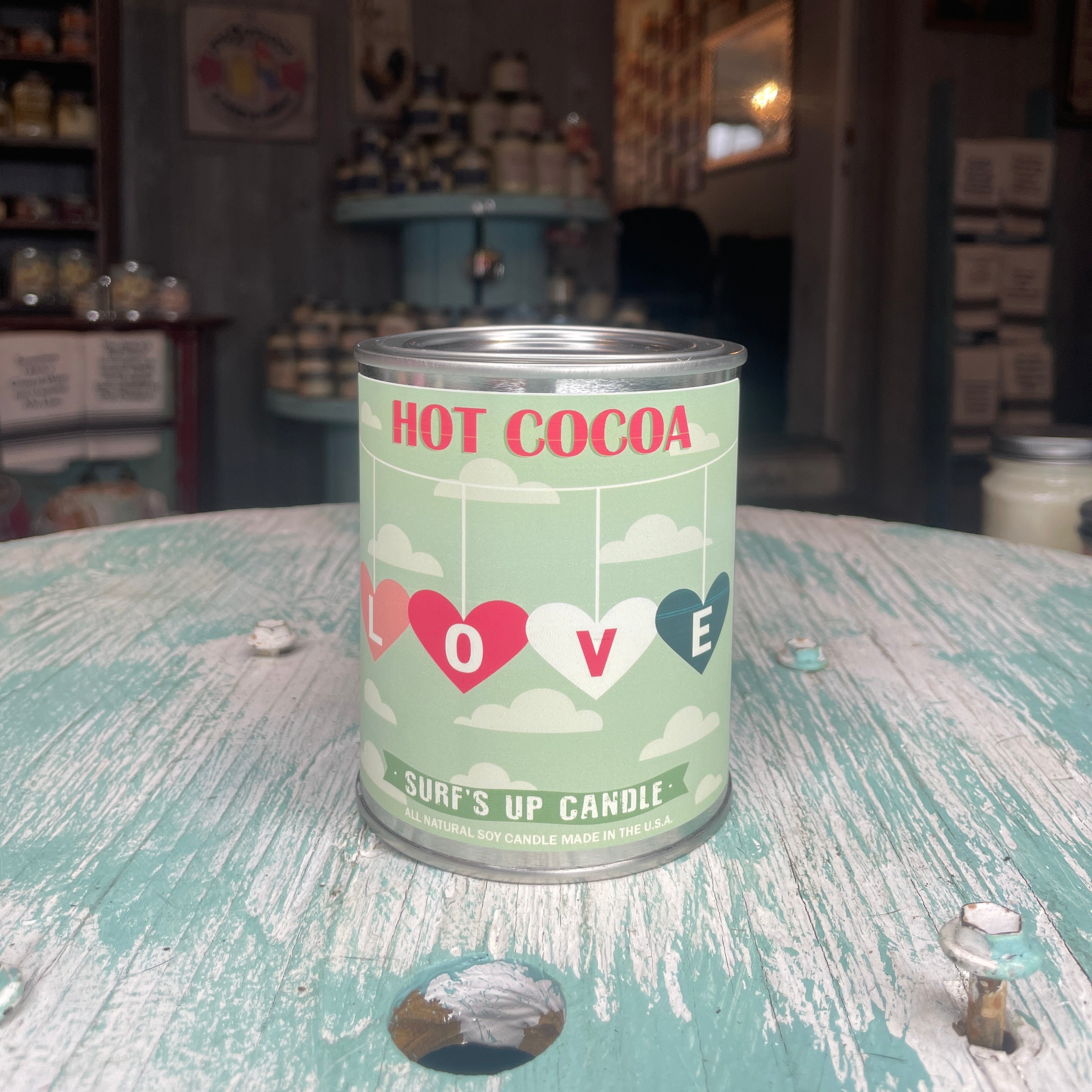 Hot Cocoa Paint Can Candle - Valentine's Day Collection