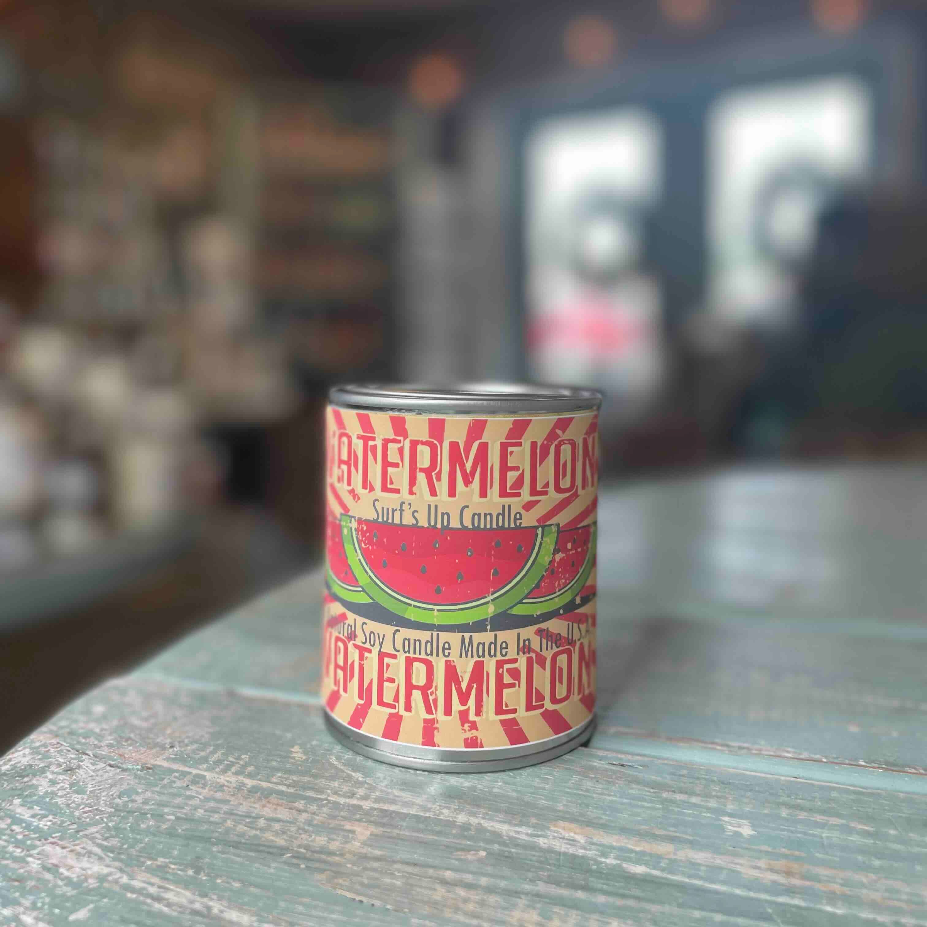 Watermelon Paint Can Candle - Vintage Collection