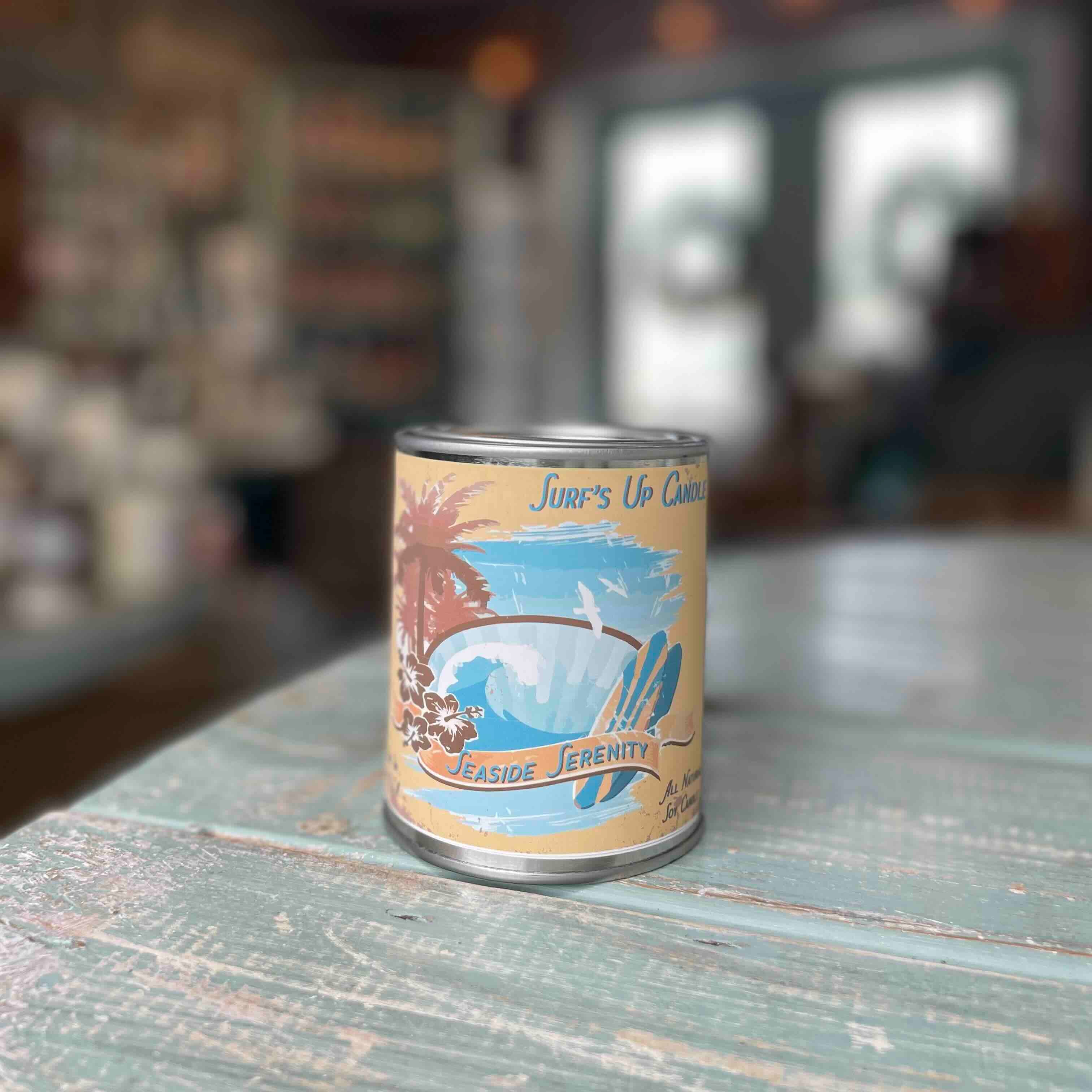 Seaside Serenity Paint Can Candle - Vintage Collection