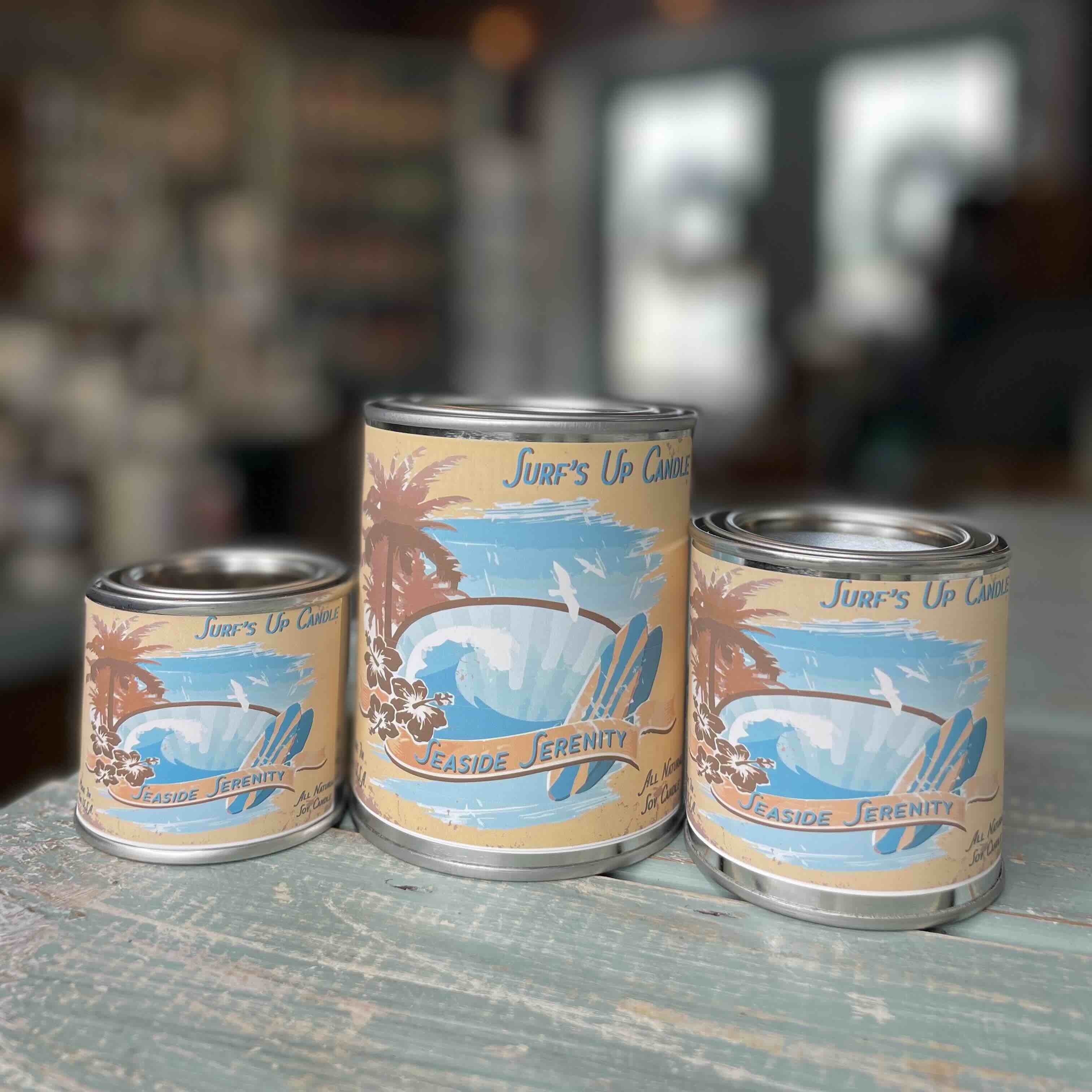 Seaside Serenity Paint Can Candle - Vintage Collection