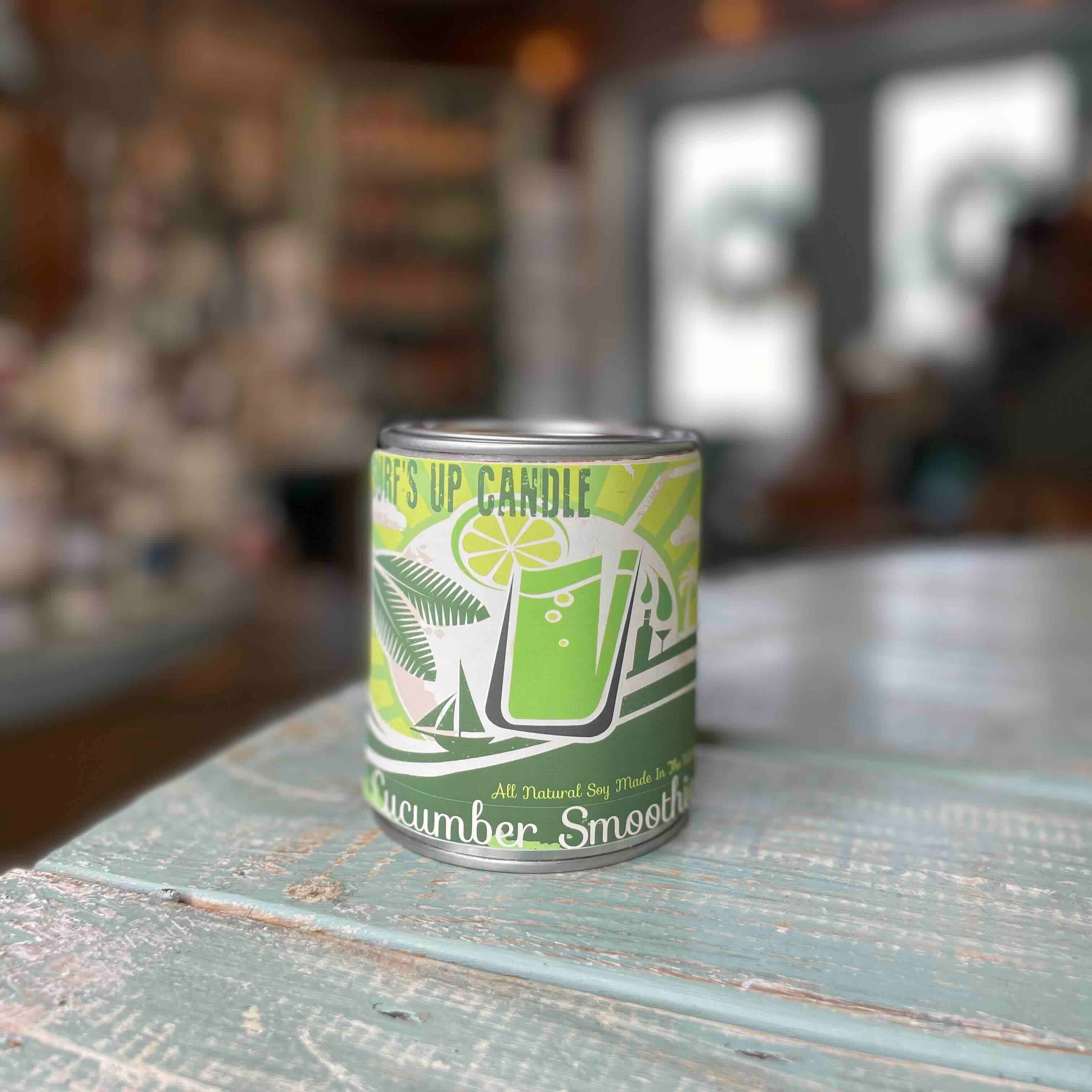 Cucumber Smoothie Paint Can Candle - Vintage Collection