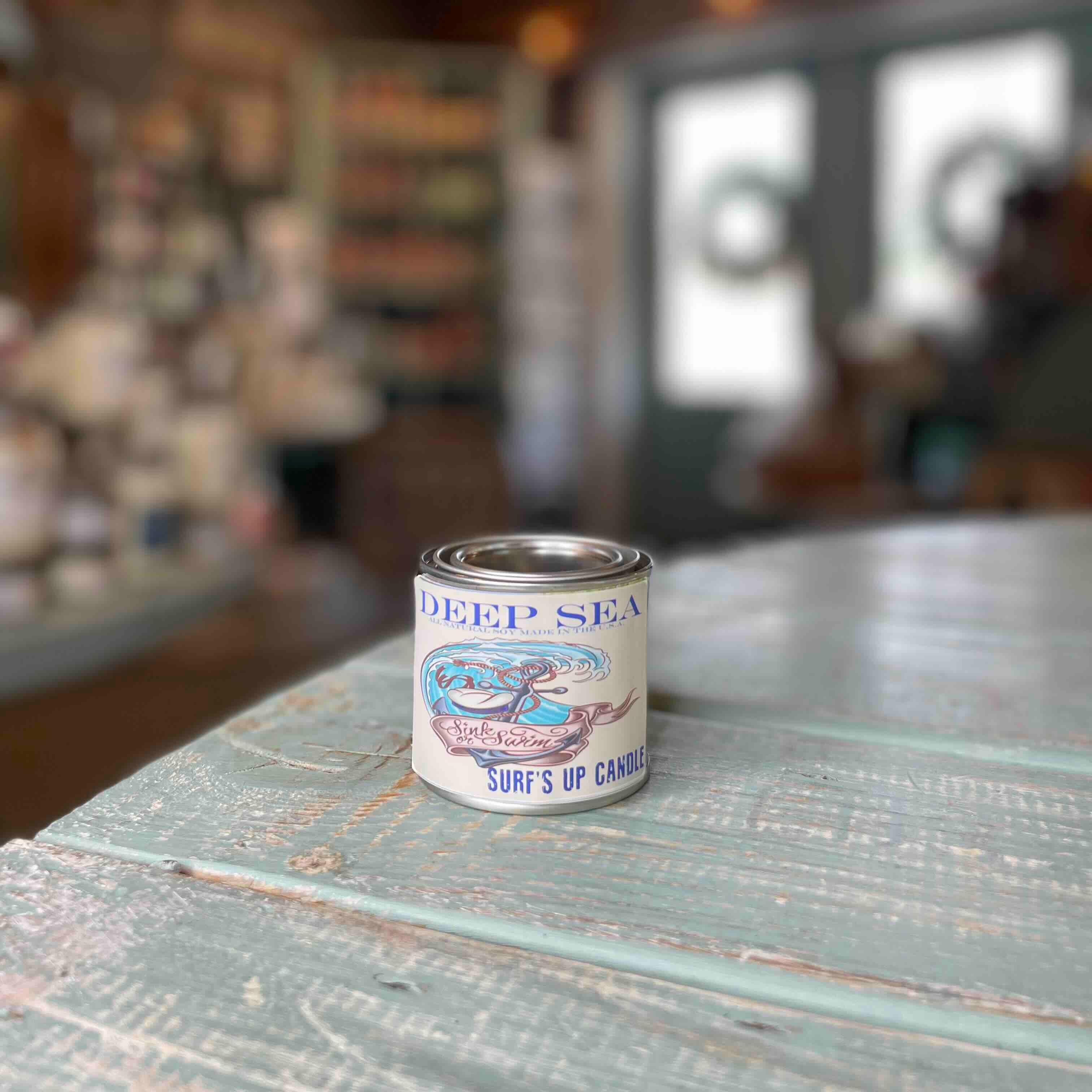 Deep Sea Paint Can Candle - Vintage Collection