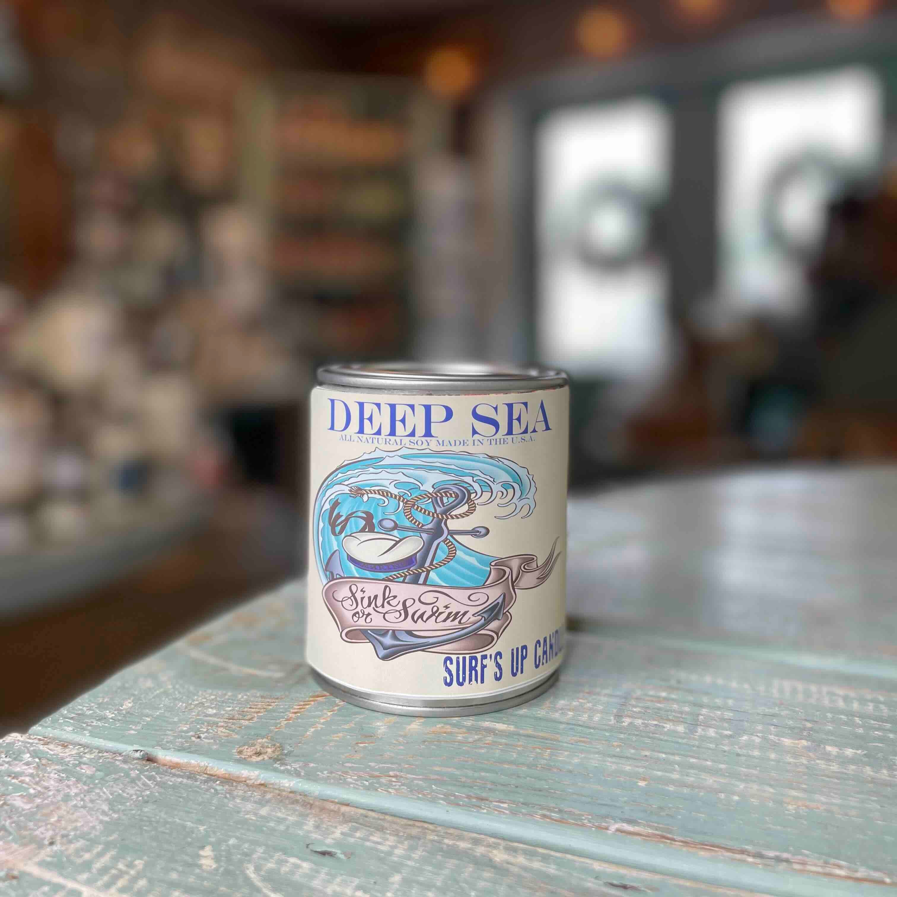 Deep Sea Paint Can Candle - Vintage Collection