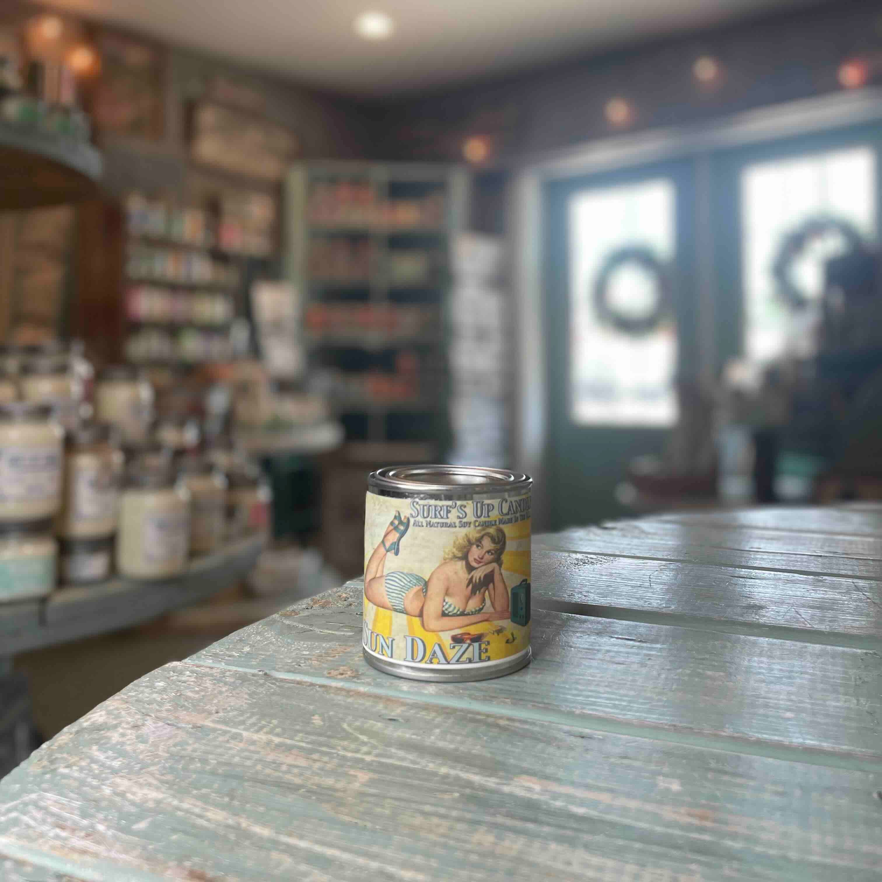 Sun Daze Paint Can Candle - Vintage Collection