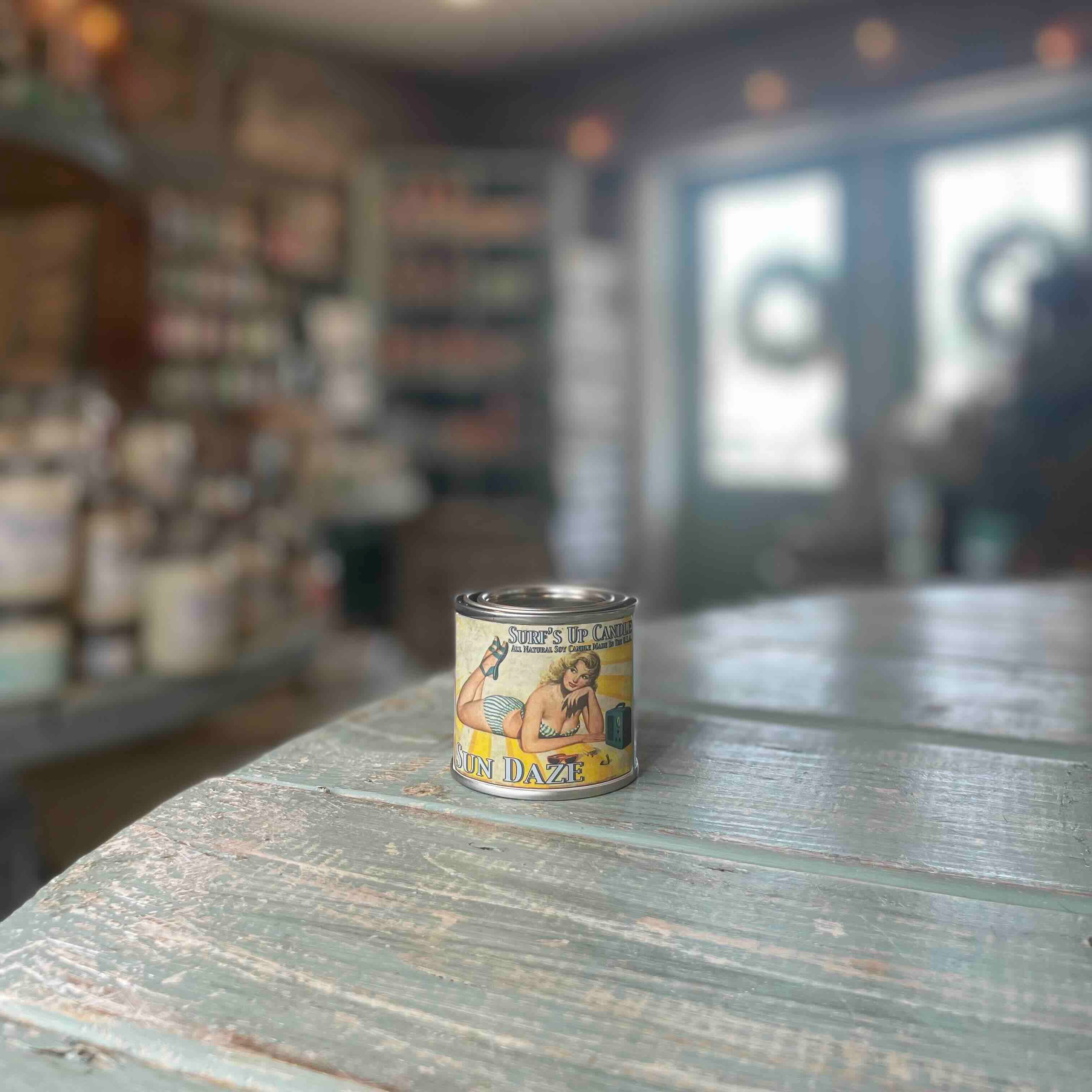 Sun Daze Paint Can Candle - Vintage Collection