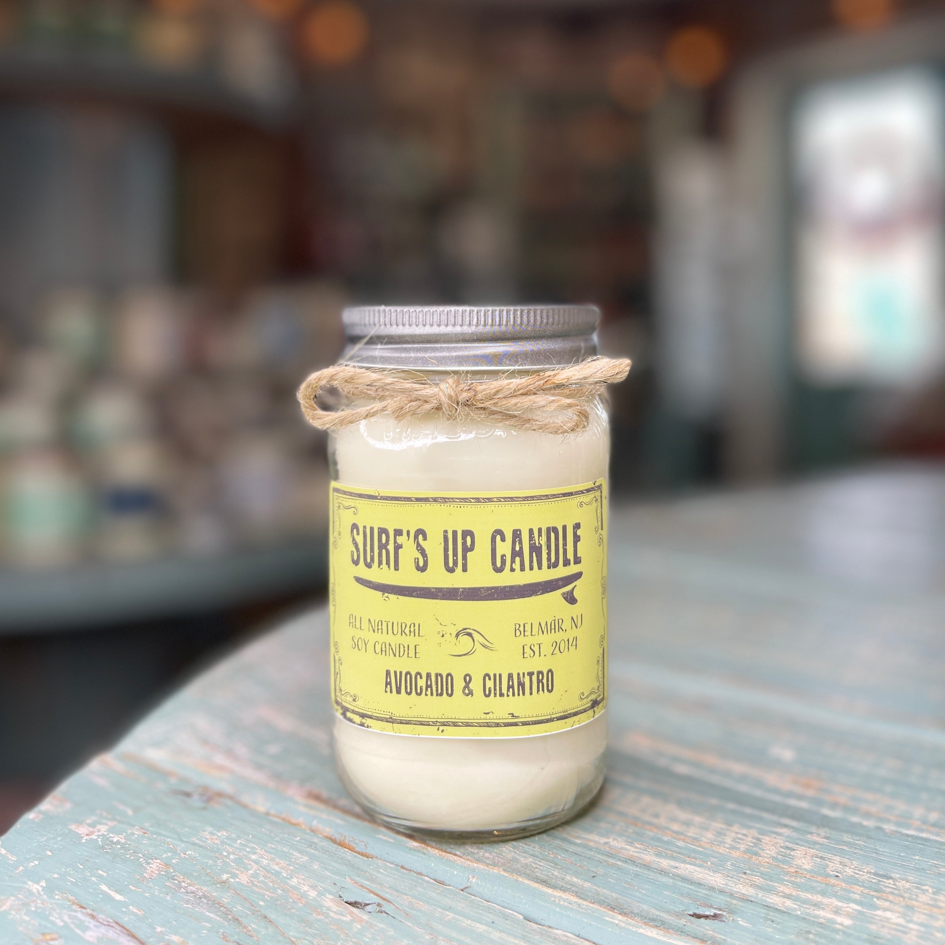 Avocado & Cilantro Mason Jar Candle - Original Collection