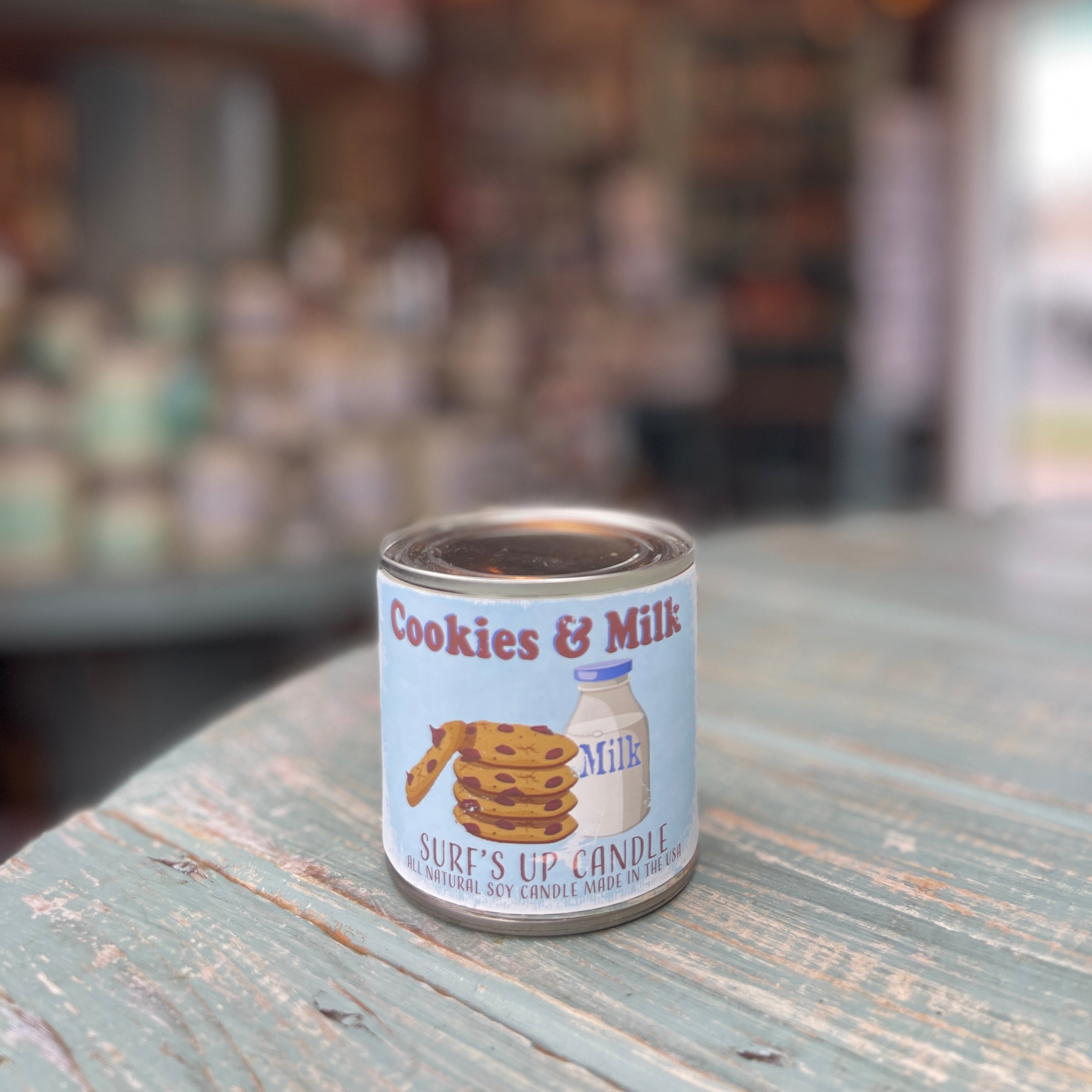 Cookies and Milk Paint Can Candle - Vintage Collection