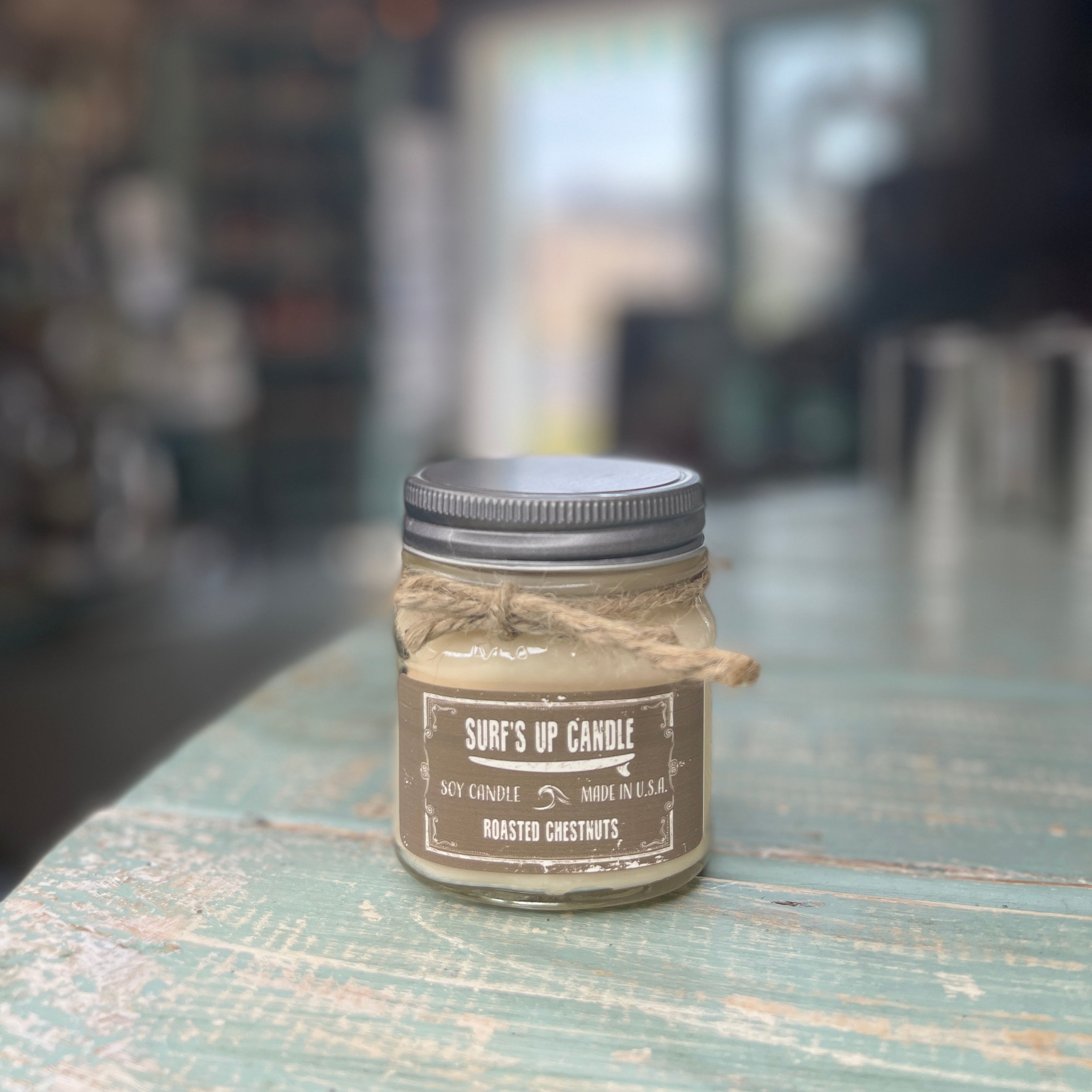 Roasted Chestnut Mason Jar Candle - Original Collection