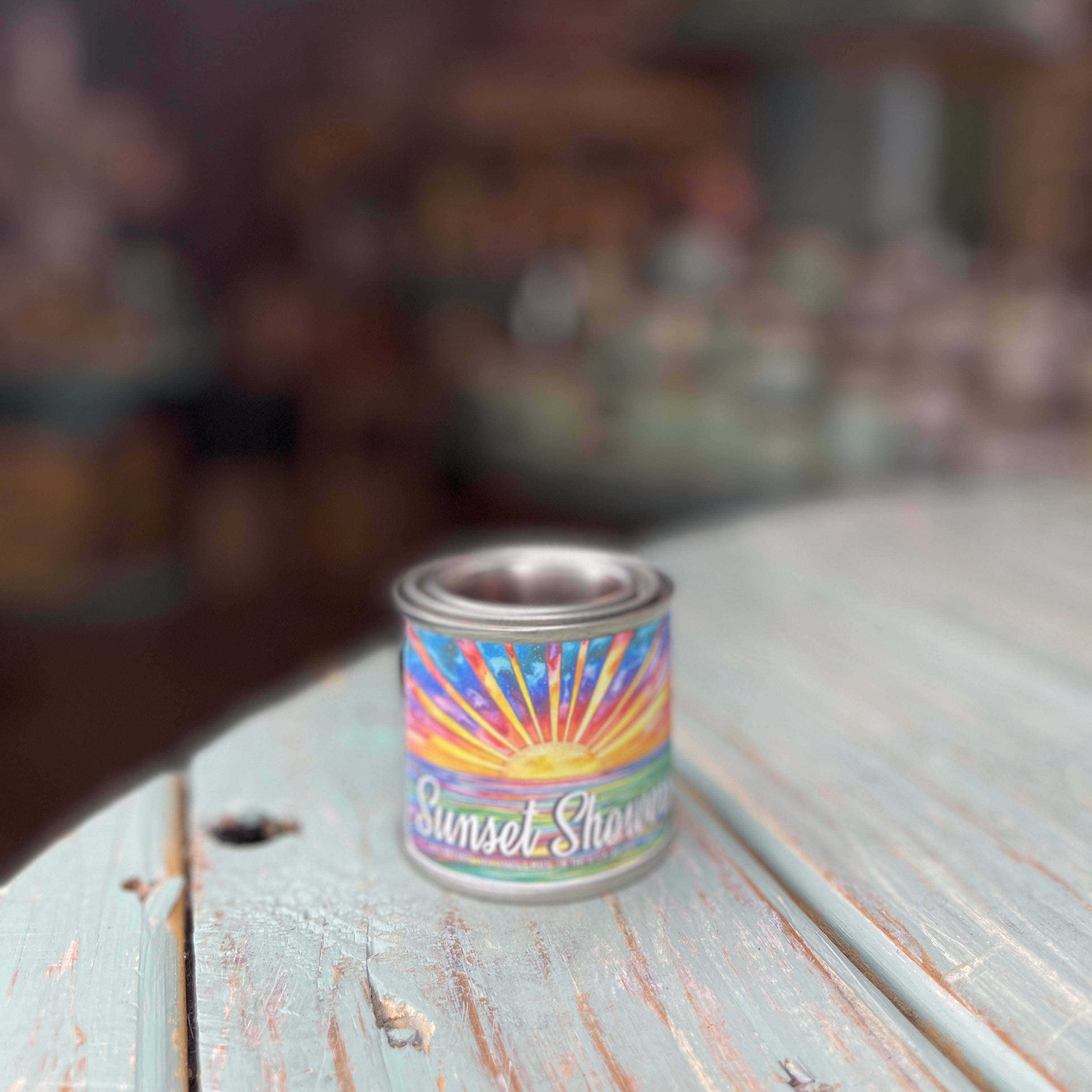 Sunset Showers Paint Can Candle - Vintage Collection