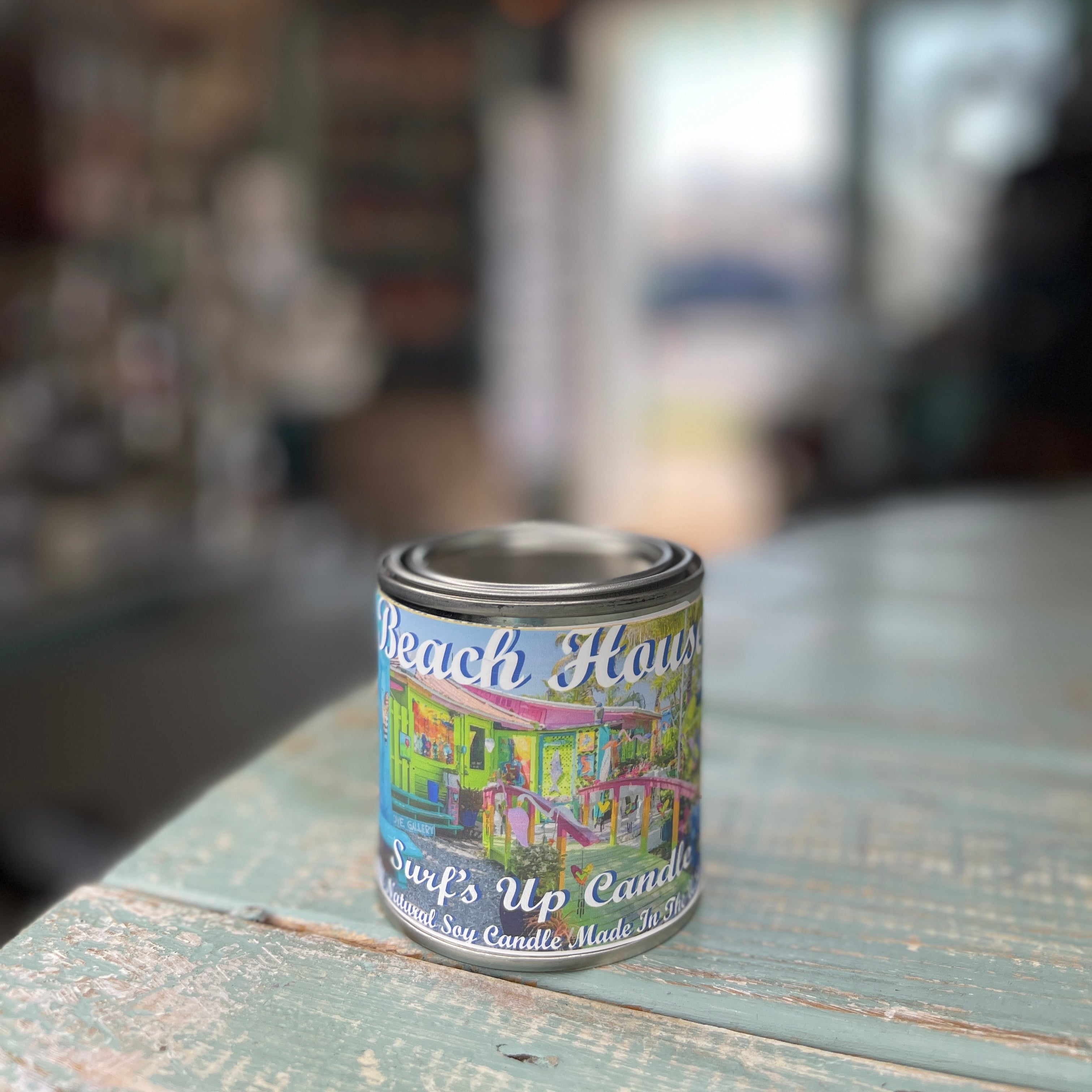 Beach House Paint Can Candle - Vintage Collection