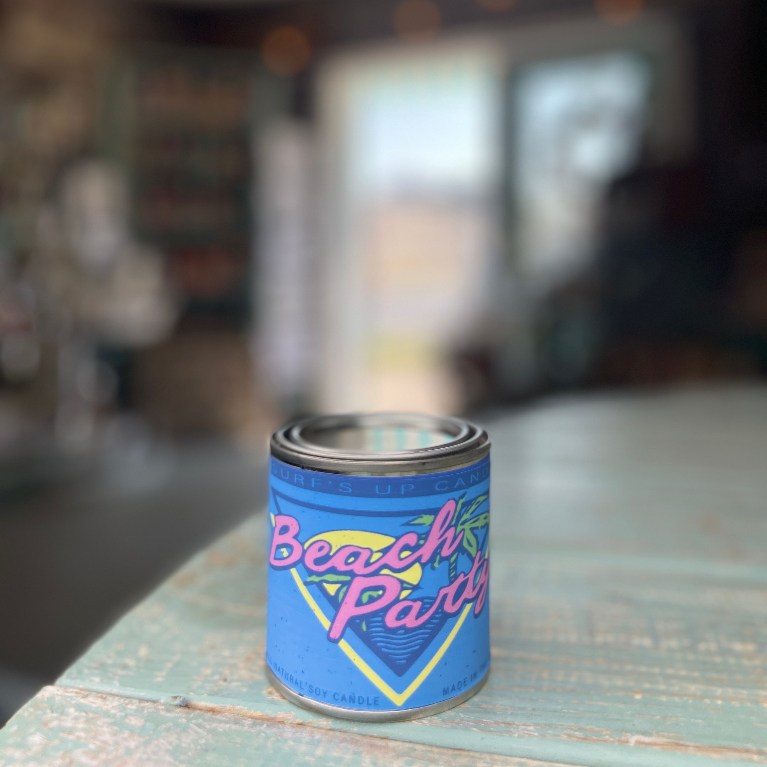 Beach Party Paint Can Candle - Vintage Collection