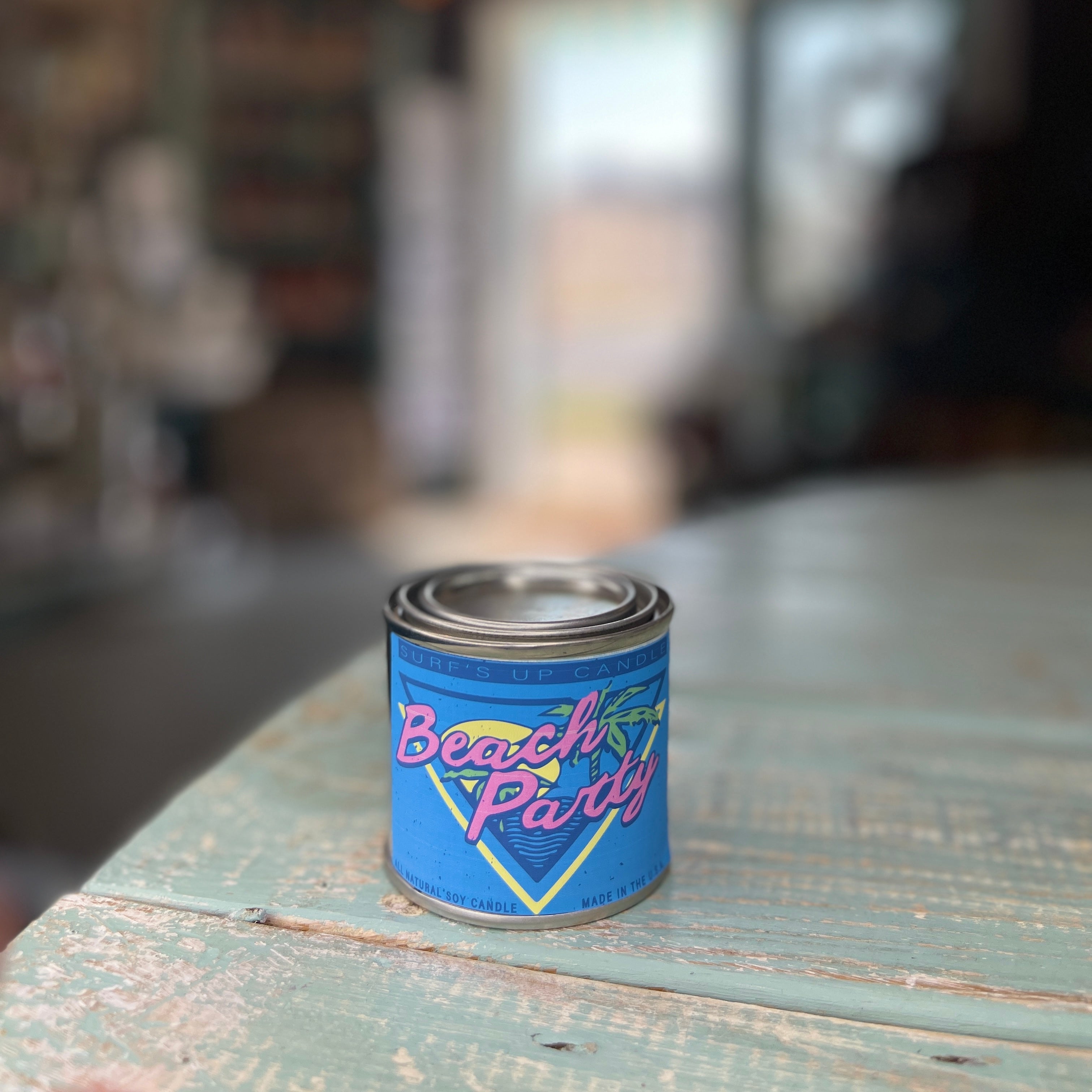 Beach Party Paint Can Candle - Vintage Collection