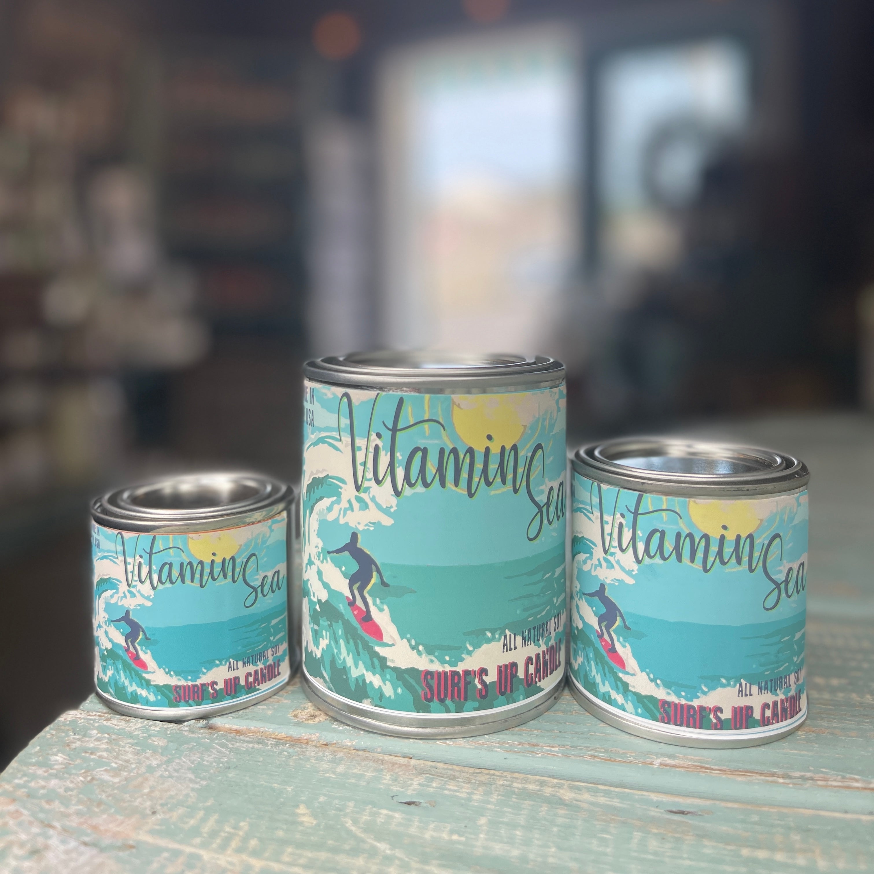 Vitamin Sea Paint Can Candle - Vintage Collection