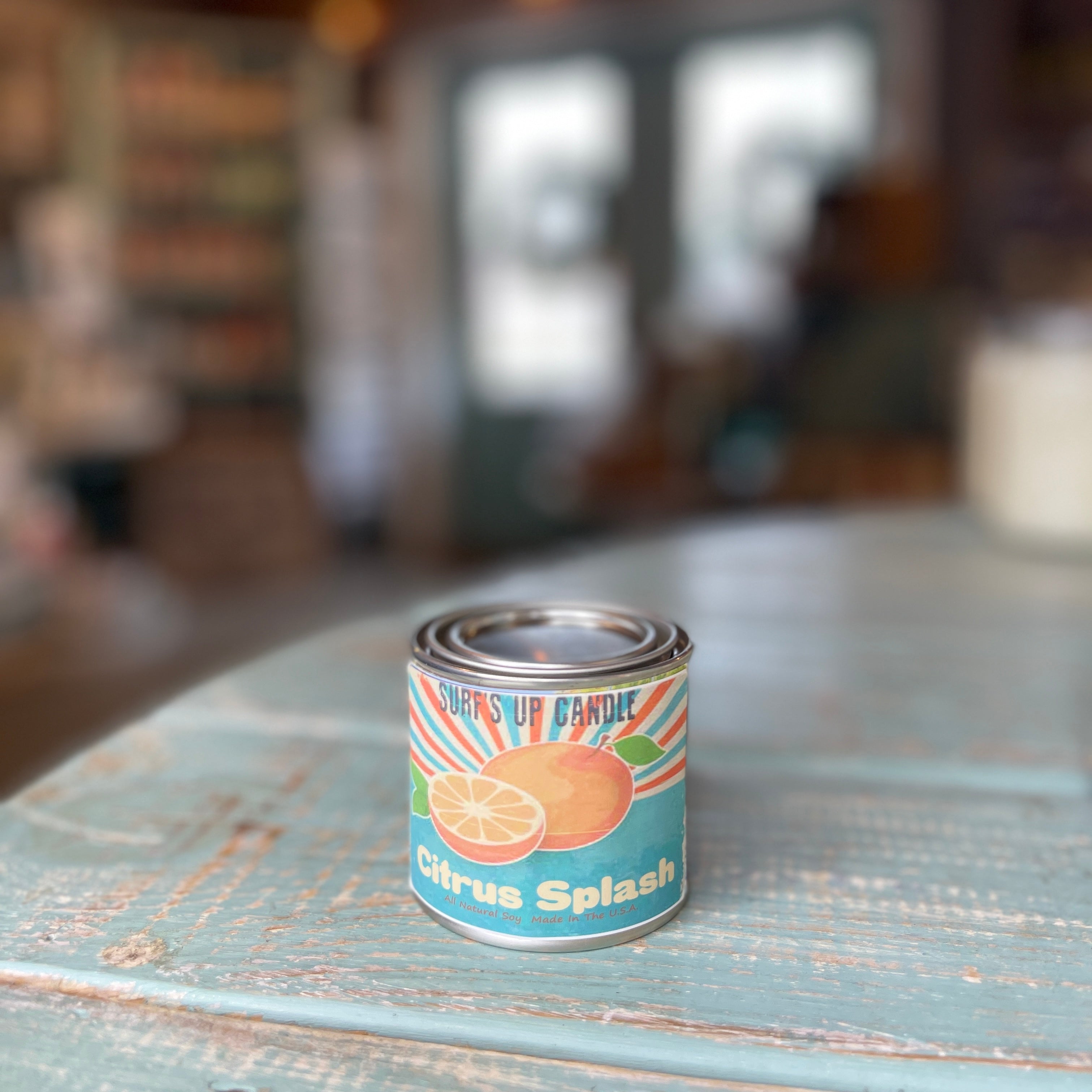 Citrus Splash Paint Can Candle - Vintage Collection