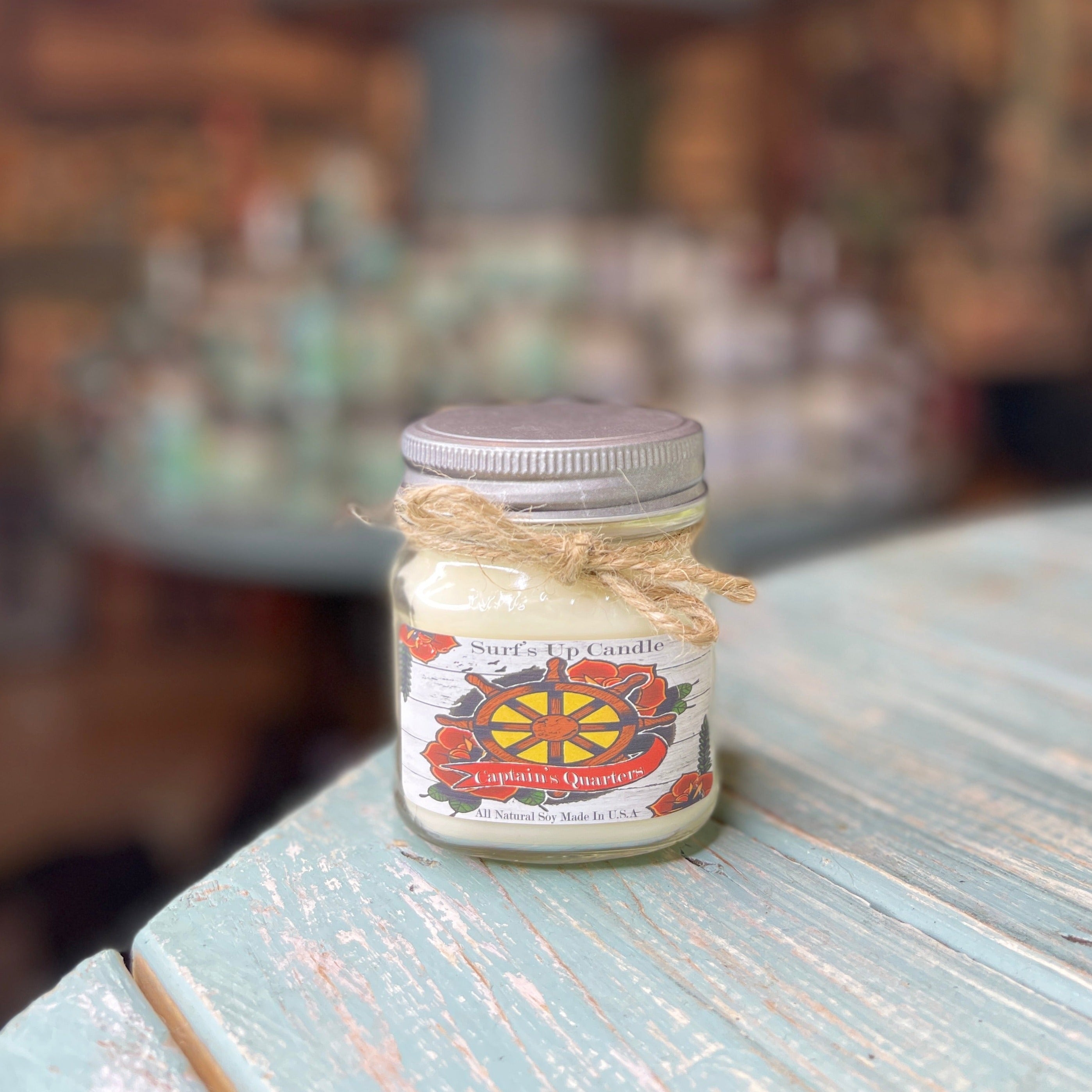 Captains Quarters Mason Jar Candle - Vintage Collection