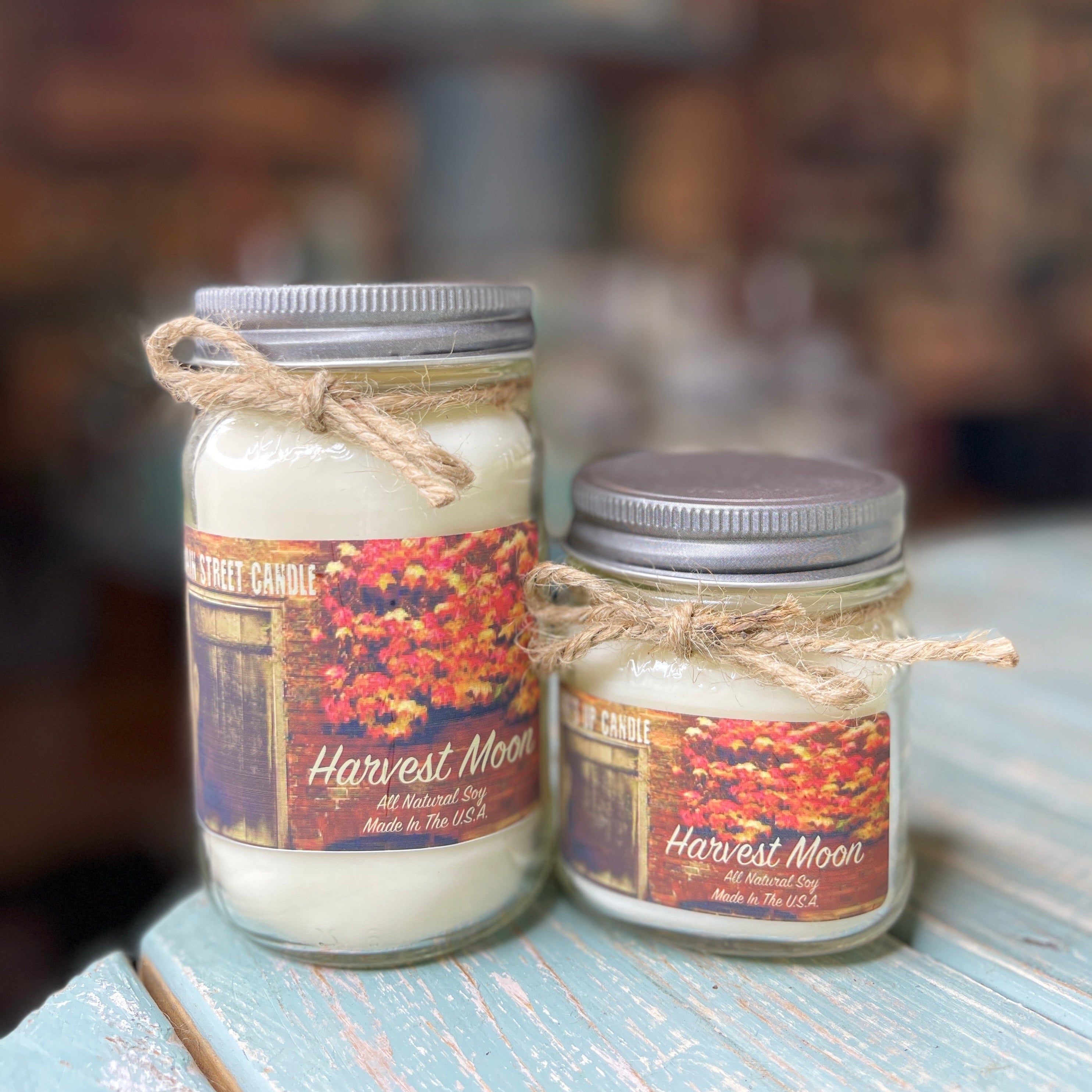 Harvest Moon Mason Jar Candle - Vintage Collection