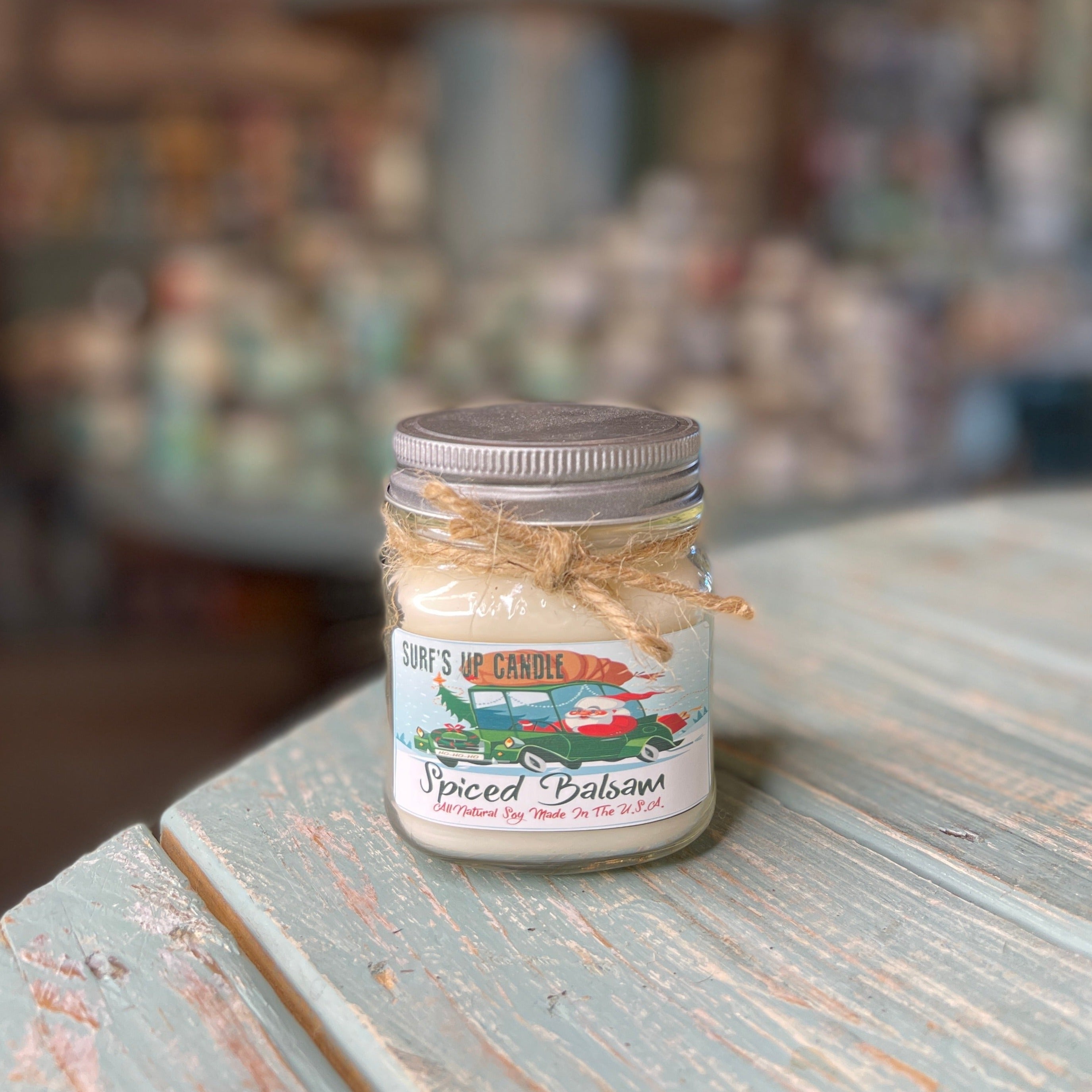 Spiced Balsam Mason Jar Candle - Vintage Collection