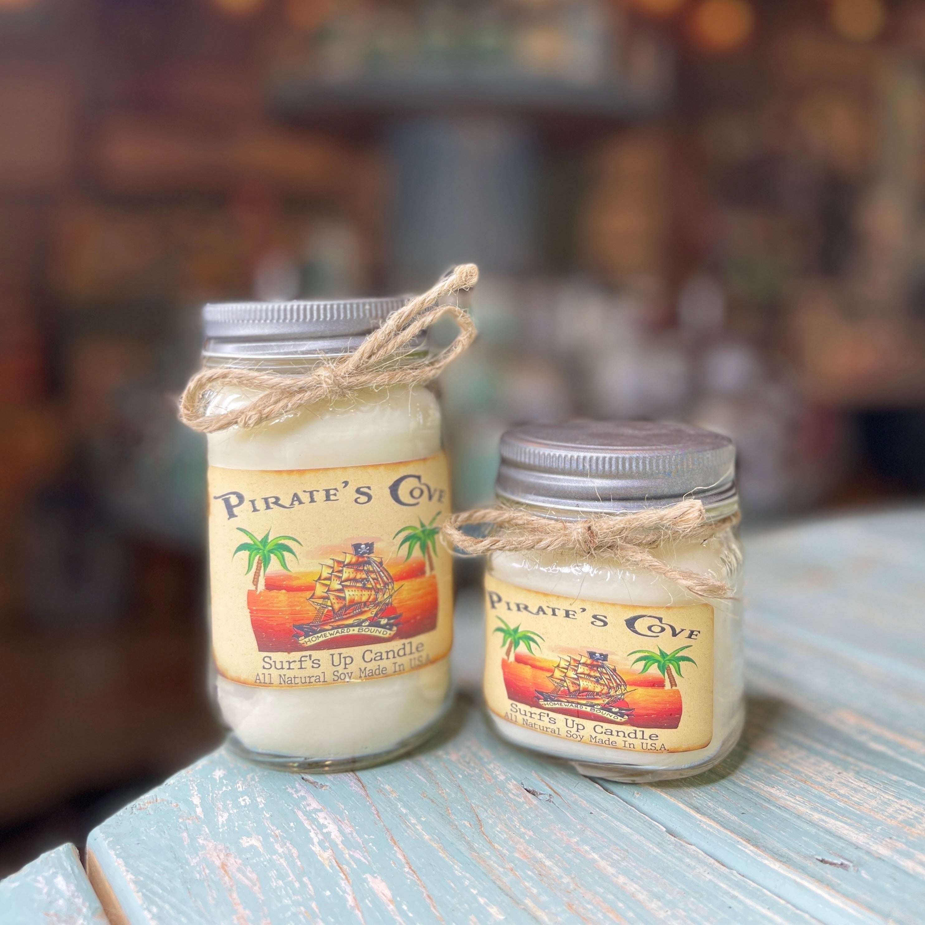 Pirates Cove Mason Jar Candle - Vintage Collection